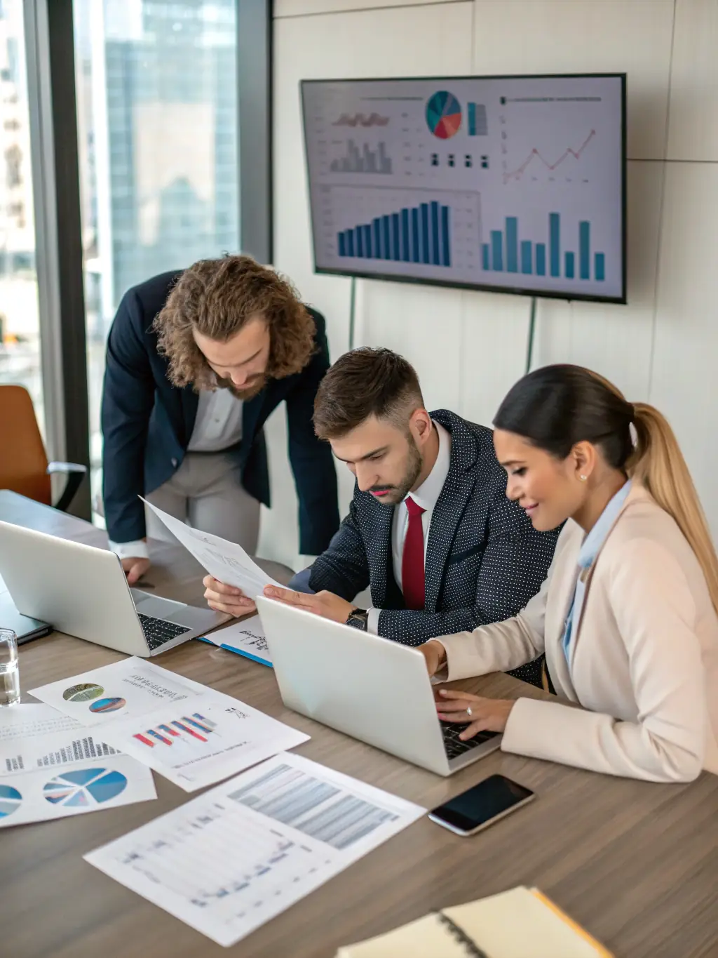 A diverse team of real estate agents collaborating and using Cozy Home SG Properties' platform features, highlighting the collaborative environment and support available.